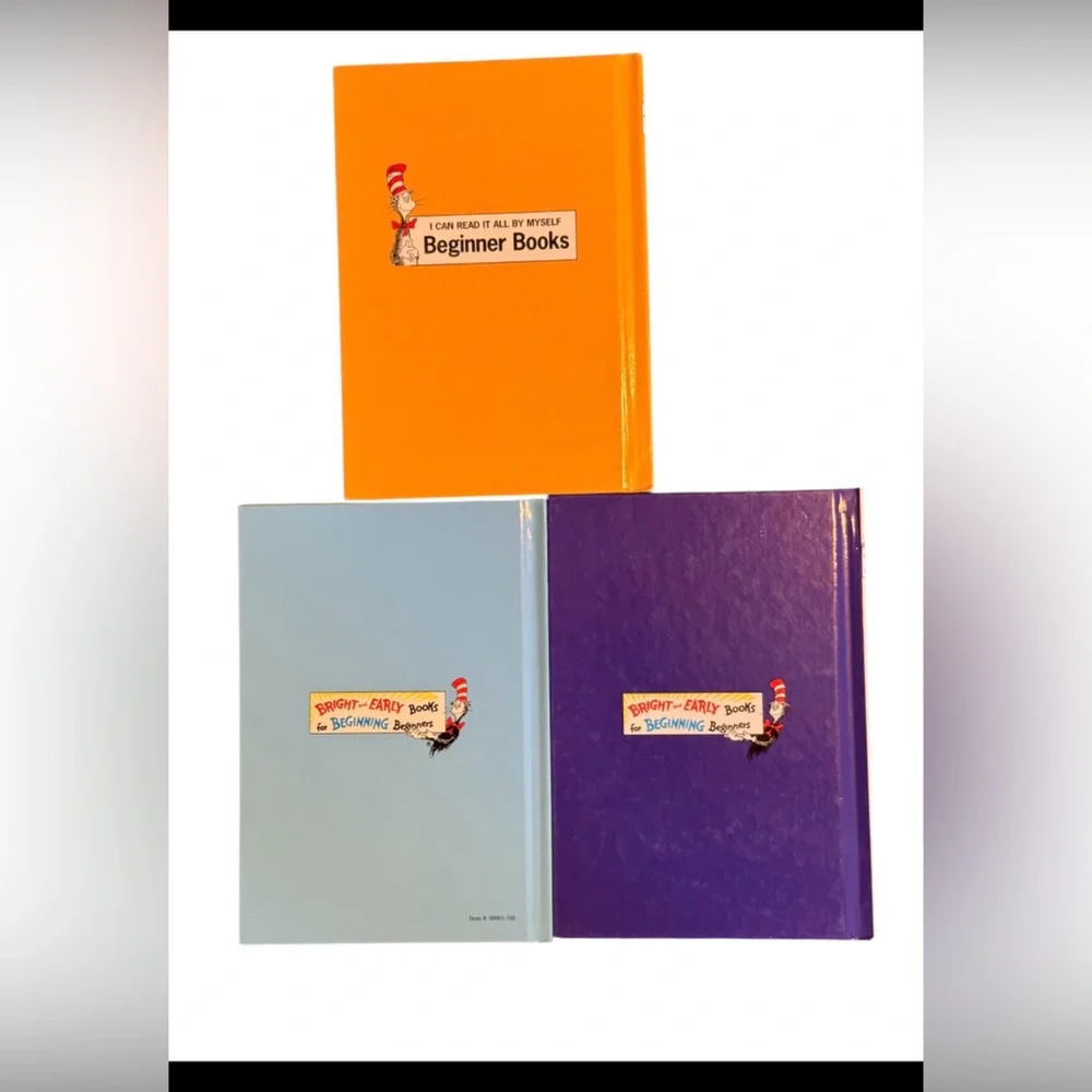 3 Dr. Seuss Books hardback